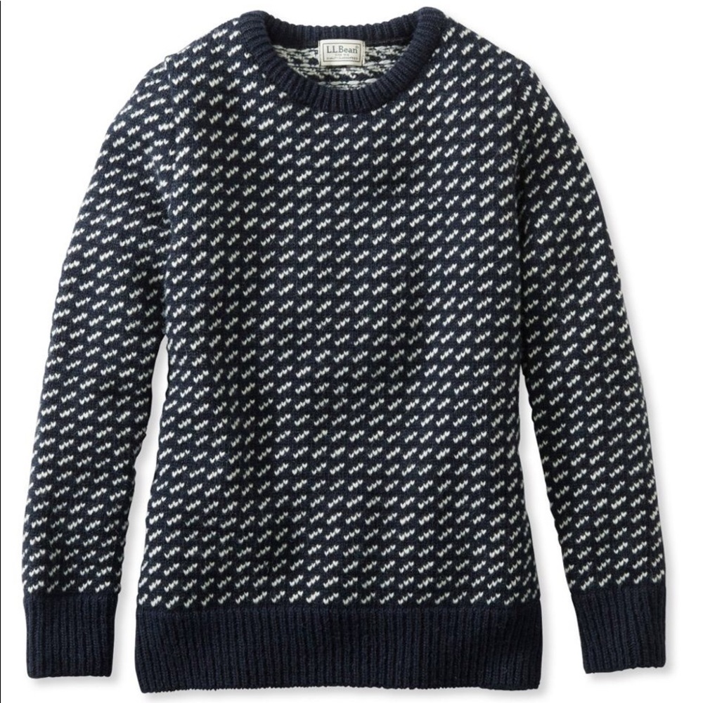 1912 Heritage Sweater Norwegian Birds-Eye Crewneck